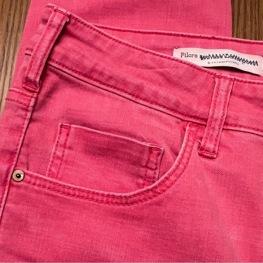 Pilcro and the Letterpress by Anthropologie High-Rise Skinny Ankle Jeans Size 32